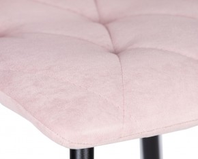 Стул обеденный DOBRIN CHILLY ROMBO, Розовый Simple 03, основание черное в Чебаркуле - chebarkul.ok-mebel.com | фото 7