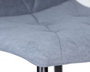 Стул обеденный DOBRIN CHILLY ROMBO, Серо-голубой Simple 26, основание черное в Чебаркуле - chebarkul.ok-mebel.com | фото 9