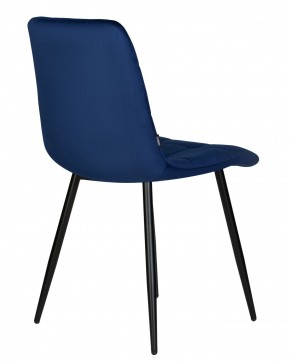 Стул обеденный DOBRIN CHILLY, Темно-синий Holland 60, основание черное в Чебаркуле - chebarkul.ok-mebel.com | фото 4