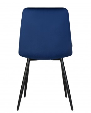 Стул обеденный DOBRIN CHILLY, Темно-синий Holland 60, основание черное в Чебаркуле - chebarkul.ok-mebel.com | фото 5
