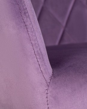 Стул обеденный DOBRIN ROBERT, черные матовые ножки, велюр V108-45 Темно-фиолетовый в Чебаркуле - chebarkul.ok-mebel.com | фото 7
