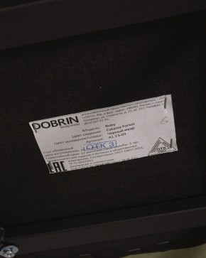 Стул обеденный DOBRIN ROBY, ЭМАЛЬ ЧЕРНЫЙ МУАР велюр Catania Forest в Чебаркуле - chebarkul.ok-mebel.com | фото 12