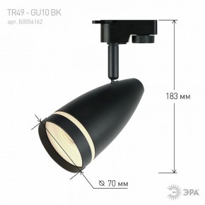 Светильник на штанге Эра  TR49 - GU10 BK в Чебаркуле - chebarkul.ok-mebel.com | фото 4
