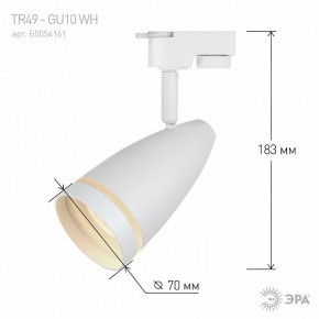 Светильник на штанге Эра  TR49 - GU10 WH в Чебаркуле - chebarkul.ok-mebel.com | фото 4