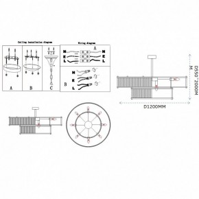 Светильник на штанге Imperiumloft RH Marais Round Chandelier 40,2668 в Чебаркуле - chebarkul.ok-mebel.com | фото 11
