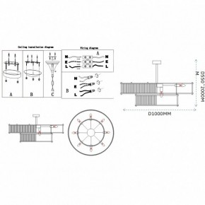 Светильник на штанге Imperiumloft RH Marais Round Chandelier 40,2668 в Чебаркуле - chebarkul.ok-mebel.com | фото 11