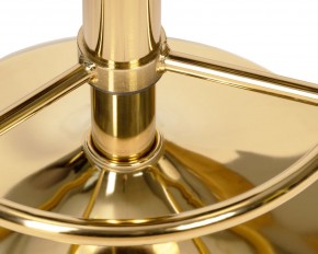 Табурет барный DOBRIN BRUNO GOLD, серый велюр (MJ9-75) в Чебаркуле - chebarkul.ok-mebel.com | фото 4