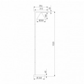 Торшер Elektrostandard Bevel a068473 в Чебаркуле - chebarkul.ok-mebel.com | фото 2