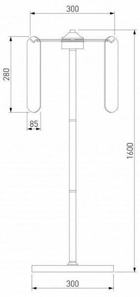 Торшер Eurosvet Claire 01171/3 золото в Чебаркуле - chebarkul.ok-mebel.com | фото 3