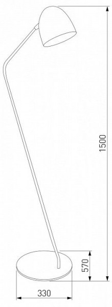 Торшер TK Lighting Soho 5037 Soho Black в Чебаркуле - chebarkul.ok-mebel.com | фото 2