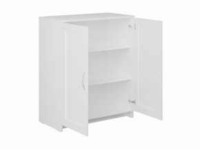 Тумба СИРИУС двухдверная, цвет белый в Чебаркуле - chebarkul.ok-mebel.com | фото 2