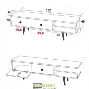 Тумба TV - 1 Art design в Чебаркуле - chebarkul.ok-mebel.com | фото 5