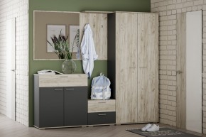 Вешалка НМ 014.16 "Санти" (Крафт Серый) в Чебаркуле - chebarkul.ok-mebel.com | фото 2