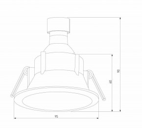 Встраиваемый светильник Elektrostandard Side 25059/01 в Чебаркуле - chebarkul.ok-mebel.com | фото 6