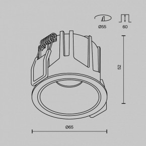 Встраиваемый светильник Maytoni Alfa LED DL043-01-10W3K-RD-W-1 в Чебаркуле - chebarkul.ok-mebel.com | фото 10