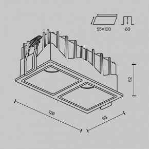 Встраиваемый светильник Maytoni Alfa LED DL043-02-10W3K-SQ-B-1 в Чебаркуле - chebarkul.ok-mebel.com | фото 11