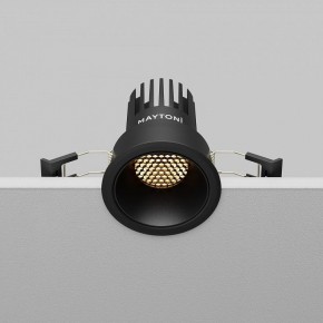 Встраиваемый светильник Maytoni Dip DL115-10W-2.7K-B в Чебаркуле - chebarkul.ok-mebel.com | фото 7