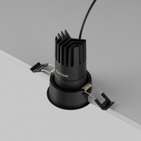 Встраиваемый светильник Maytoni Dip DL116-10W-2.7K-B в Чебаркуле - chebarkul.ok-mebel.com | фото 6
