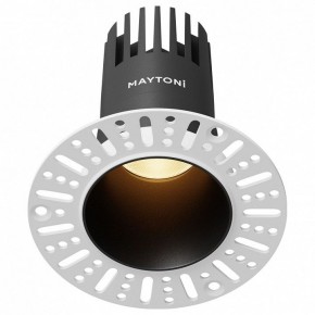 Встраиваемый светильник Maytoni Dip DL120-10W-2.7K-TRS-B в Чебаркуле - chebarkul.ok-mebel.com | фото