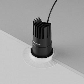 Встраиваемый светильник Maytoni Dip DL120-10W-2.7K-TRS-B в Чебаркуле - chebarkul.ok-mebel.com | фото 6