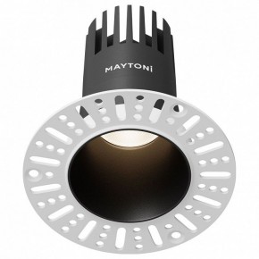 Встраиваемый светильник Maytoni Dip DL120-10W-4K-TRS-B в Чебаркуле - chebarkul.ok-mebel.com | фото