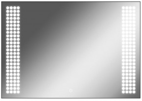 Зеркало Cosmo 100 black с подсветкой Sansa (SC1047Z) в Чебаркуле - chebarkul.ok-mebel.com | фото