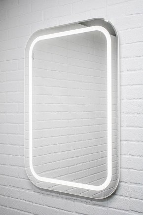 Зеркало Elis 100 white с подсветкой Sansa (SEe1045Z) в Чебаркуле - chebarkul.ok-mebel.com | фото 3