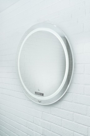 Зеркало Gia 75 white с подсветкой Sansa (SGa1044Z) в Чебаркуле - chebarkul.ok-mebel.com | фото 2