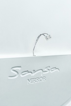 Зеркало Gia 75 white с подсветкой Sansa (SGa1044Z) в Чебаркуле - chebarkul.ok-mebel.com | фото 5
