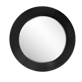 Зеркало круглое черный (РМ/02(S) в Чебаркуле - chebarkul.ok-mebel.com | фото