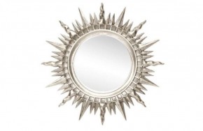 Зеркало круглое серебро (1810(1) в Чебаркуле - chebarkul.ok-mebel.com | фото