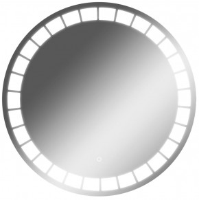 Зеркало Маскат 700х700 с подсветкой Домино (GL7057Z) в Чебаркуле - chebarkul.ok-mebel.com | фото