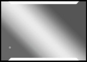 Зеркало Оттава 1000х700 с подсветкой Домино (GL7028Z) в Чебаркуле - chebarkul.ok-mebel.com | фото 2