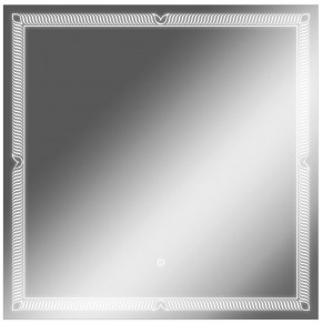 Зеркало Паликир 700х700 с подсветкой Домино (GL7051Z) в Чебаркуле - chebarkul.ok-mebel.com | фото 1