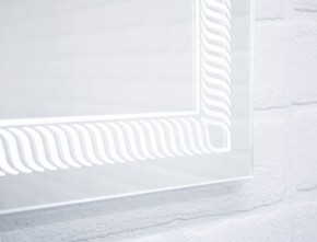 Зеркало Паликир 700х700 с подсветкой Домино (GL7051Z) в Чебаркуле - chebarkul.ok-mebel.com | фото 4