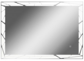 Зеркало Сеул 1000х700 с подсветкой Домино (GL7029Z) в Чебаркуле - chebarkul.ok-mebel.com | фото 1